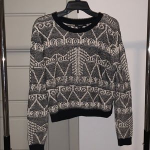 Knitted Sweater - Black/Combo
